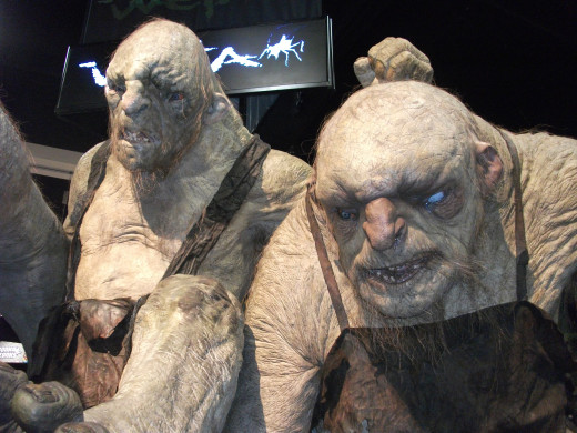 Trolls from the forthcoming movie, The Hobbit.