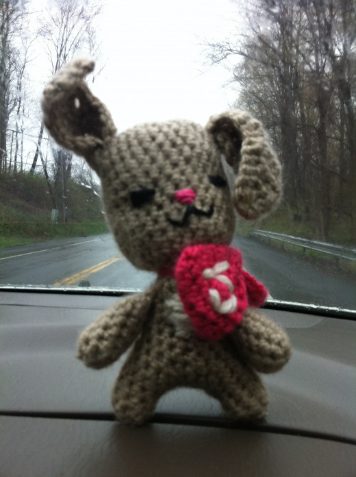 Crochet Bunny for my husband's niece.