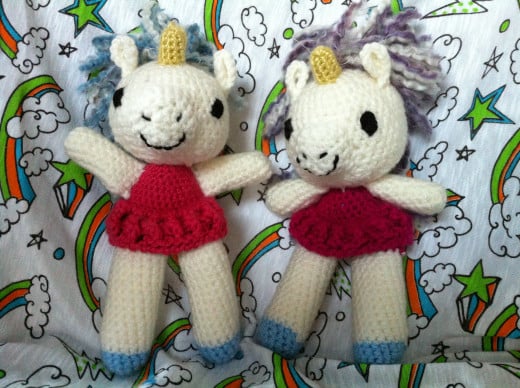 Crochet Ballerina Unicorns