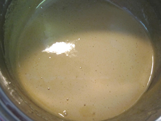 Egg mixture after and ready to use