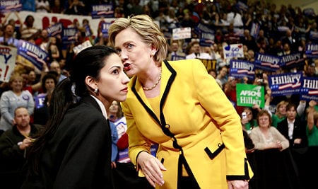 Clinton aide Huma Abedin is one of the targets of Bachmann's witch hunt. 