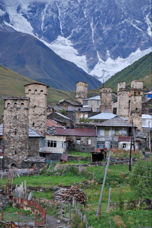 Ushguli Svaneti, in Northwest Georgia.