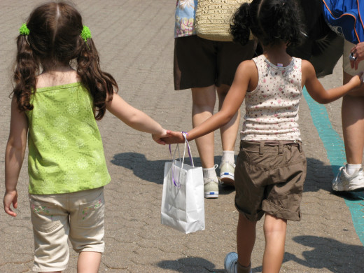 Traveling in pairs or groups is safer than alone.
