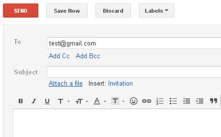 Click "Compose" to open a new Gmail message and then click "Attach a file."