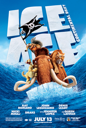 'Ice Age 4: Continental Drift' Poster