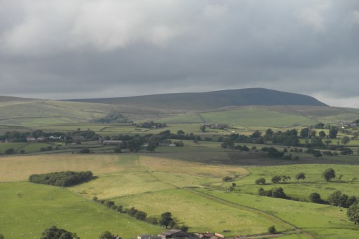 Pendle from near Ightenhill Park Lane