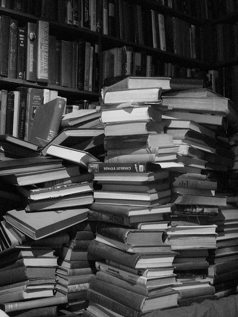 A stack of books