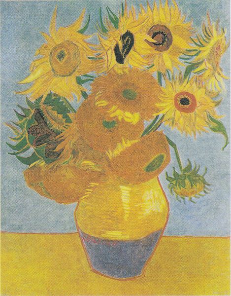 I love the blues inlcuded in this one from Van Gogh.