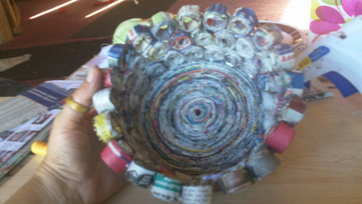 This would make a nice dish to hold some 'stuff' what ever stuff you need holding.