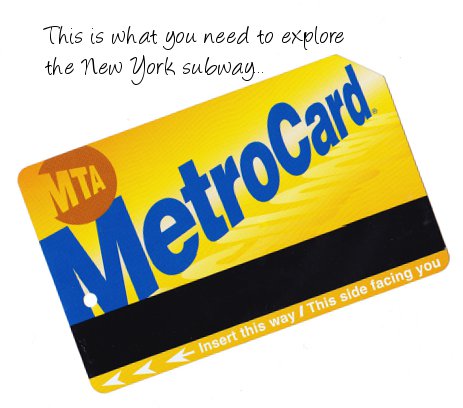 This may look like generic picture of a Metro Card - but it's not! It's mine.