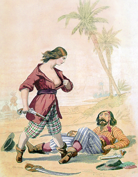 Mary Read was one of the first female pirates, she liked her victims to know that they were defeated by a woman.