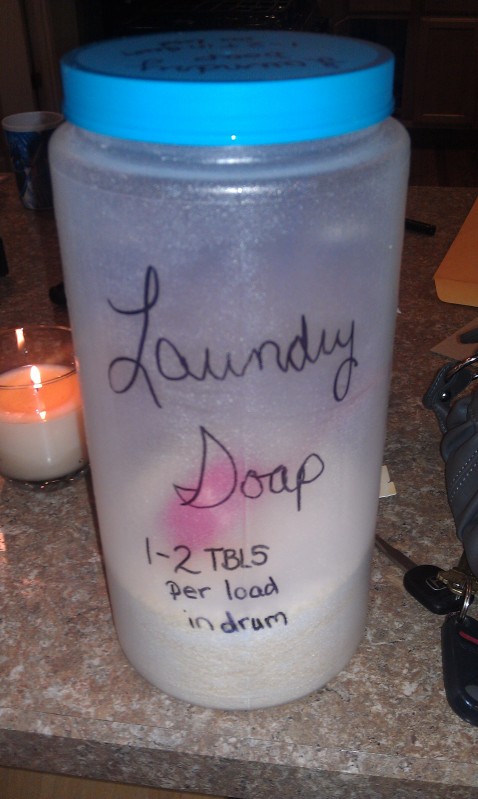 Homemade Laundry Soap - DRY & Super Easy with little clean up
