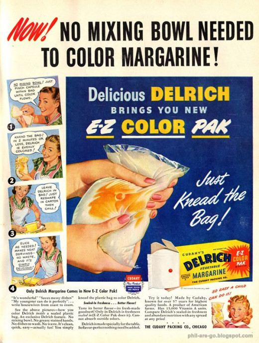 margarine ad (~1947) - courtesy of www.phil-are-go.blogspot.com