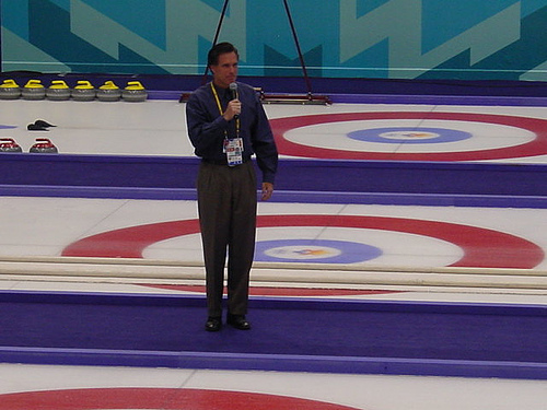 Mitt Romney at the 2002 Utah Winter Olympic Games
