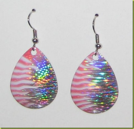 A perfect set of Colorado blade spinnerbait/earrings.