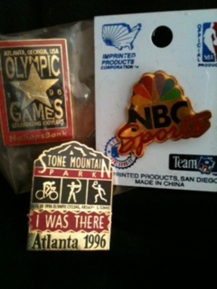 Olympic Pin Trading at Rio! 20 Years of Memories of 1996 Atlanta Olympics Pin  Trading