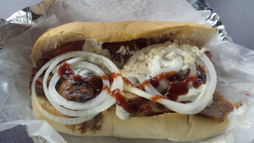 Chaps Pit Beef:  Triple D Special