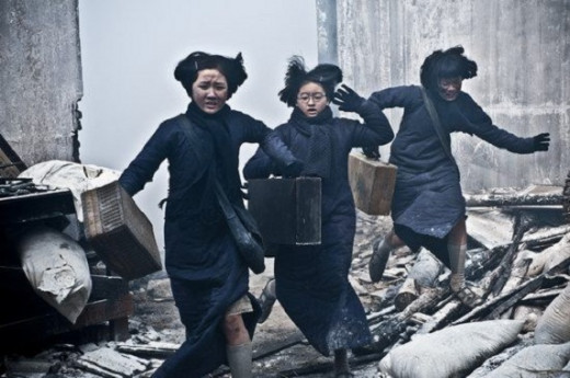 The Female Students Run For Their Lives
