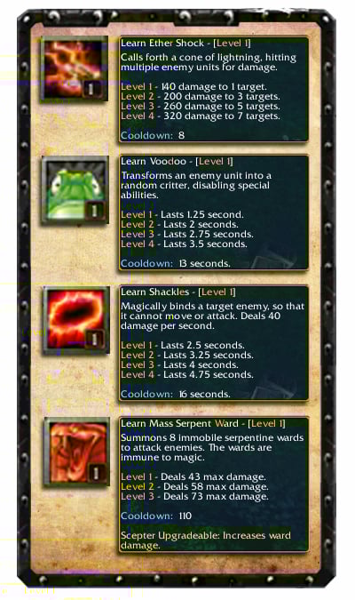 Rhasta skill set