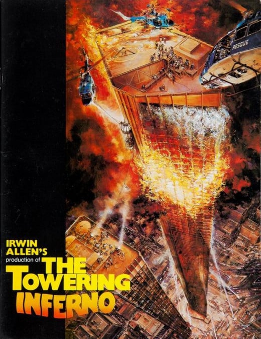 The Towering Inferno (1974) poster art by John Berkey
