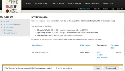 purchasing license use to place songs in videos that are sharable on social networks.