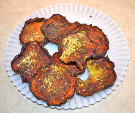 These were baked a little too long and are dark but still yummy. 