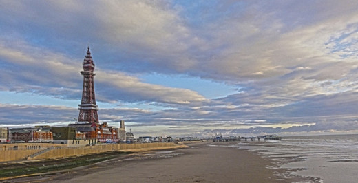 Blackpool tower.