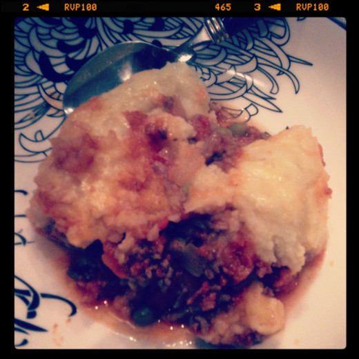 Cottage Pie with Cheesy Mash