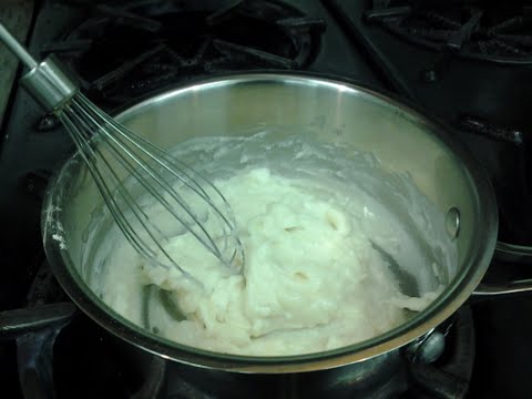 The flour, pudding mixture.