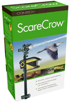 Meant to scare pests, it also works on nosy neighbors, stray dogs and unsolicited missionaries.