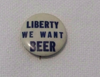 A campaign button from Al Smith's failed 1928 Presidential campaign. 