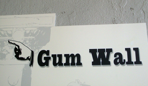 Gum Wall Sign