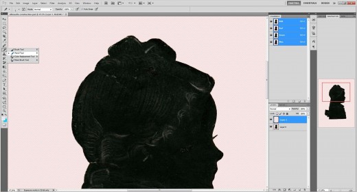 (17.) Ensure 'Layer 1' is highlighted blue and select 'Pencil Tool'