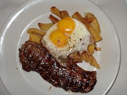 Traditional Uruguayan steak