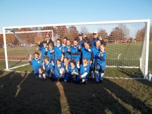 SYSA Under 11 Girls Team Undefeated 2011 Season