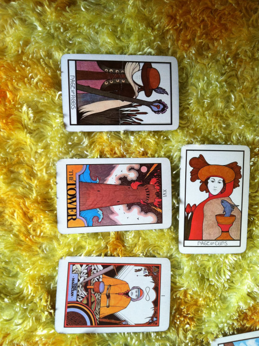 Tarot deck used: Aquarian Tarot by David Palladini
