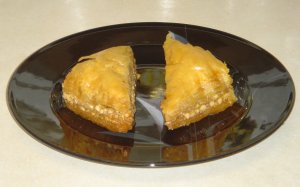 Delicious Homemade Baklava. Be Sure to read the easy recipe for homemade baklava above. Yes you can make it. It's really easy.