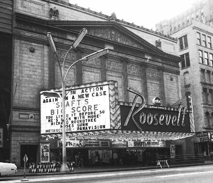 The Roosevelt Theater on State Street in Chicago in 1972.