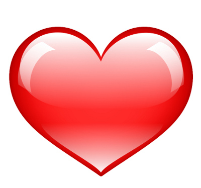 Glossy heart final result