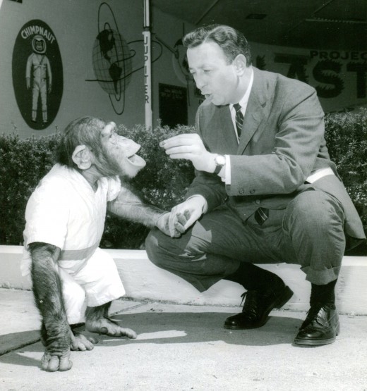 A six-year-old Ham meets Sonny Elliot (1962)