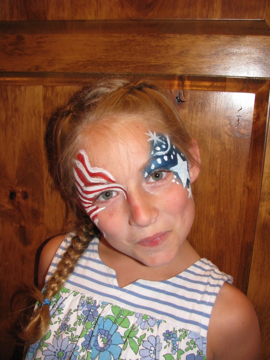 Patriotic Face Painting for Americans: Designs, Tips and Tutorials ...