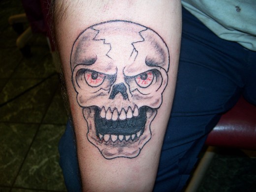 Skull Tattoo Cover Up