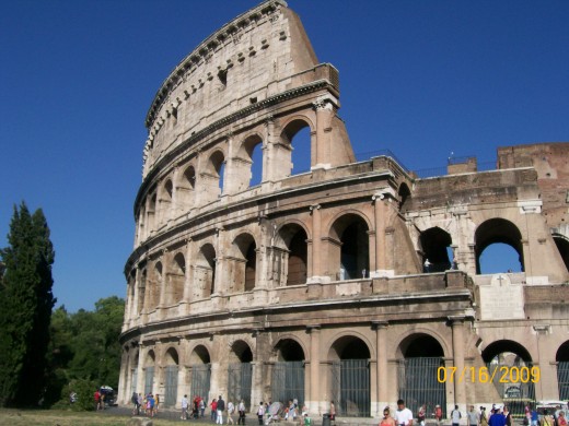 Another angle of The Roman Coliseum