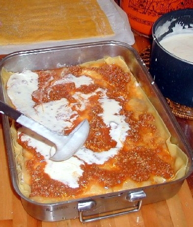 Preparing Lasagna