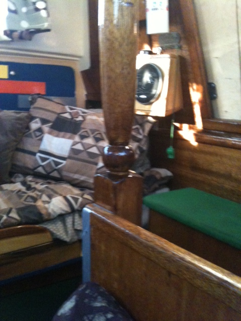 This is our floating cabin where we live.
