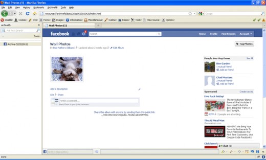 Archive saved from Facebook account