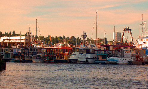Houseboats on Lake Union