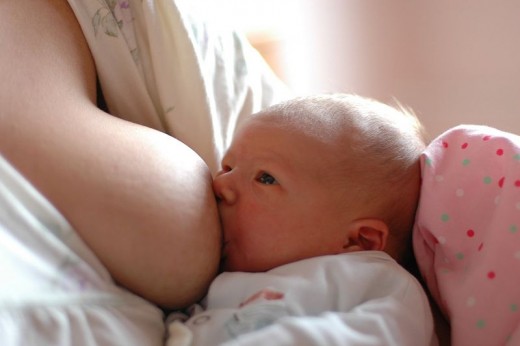 Breastfeeding Baby. Huge amounts of research have been conducted into the benefits of breast feeding. Breast truly is Best!