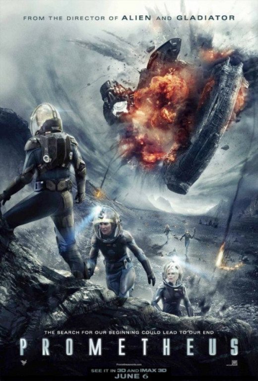 Prometheus (2012) poster