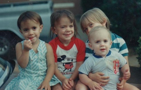 Our Four Little Angels in 1987